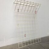 German minimalist Mid-Century coat rack in rope, 1960s