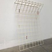 German minimalist Mid-Century coat rack in rope, 1960s