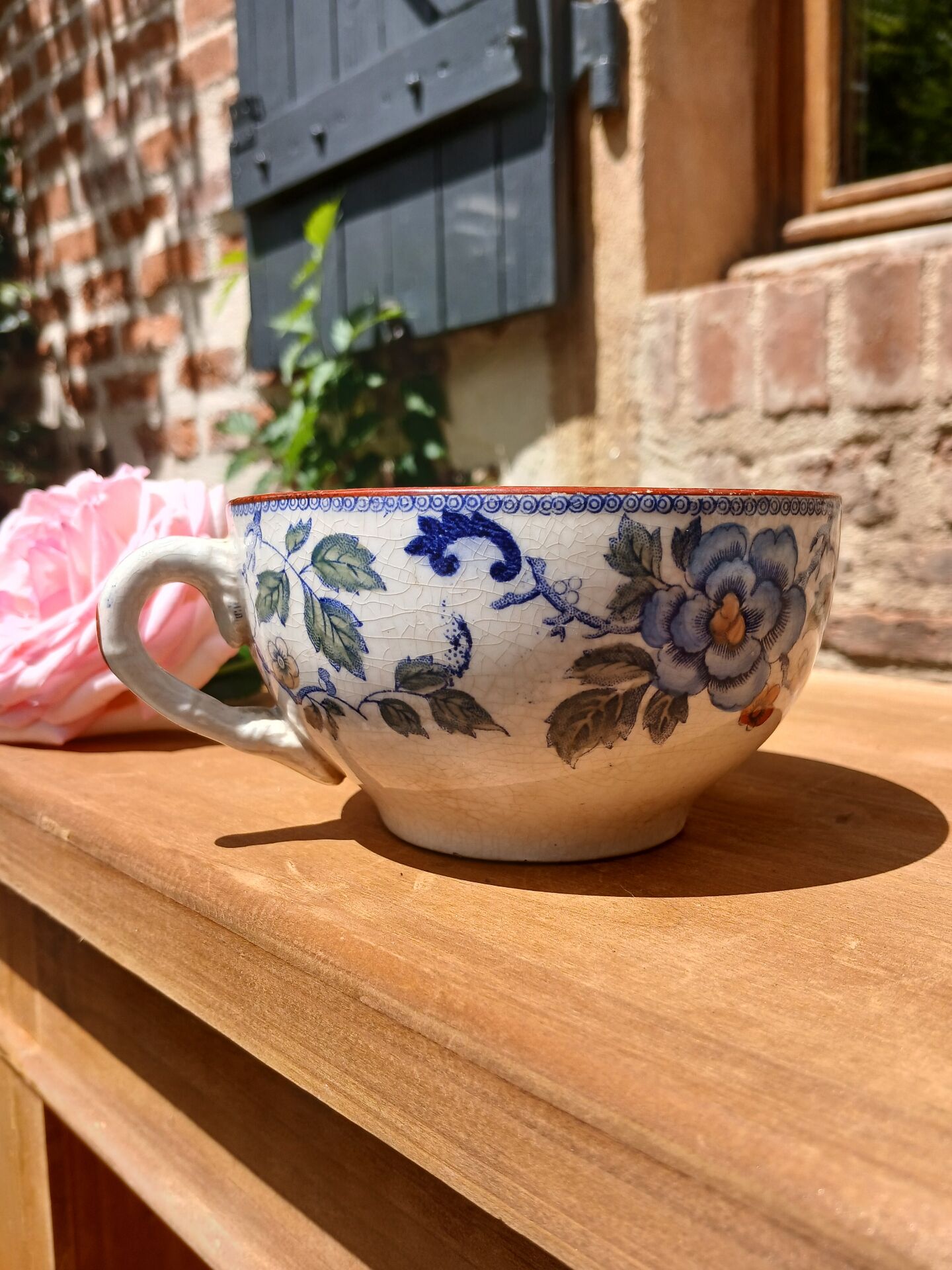 Antique ironstone cup