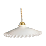 Opaline lace pendant lamp