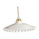 Suspension opaline à dentelle