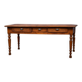 Large antique solid wood table – Country/rustic style