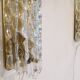 Swedish crystal wall lights by Carl Fagerlund 1960