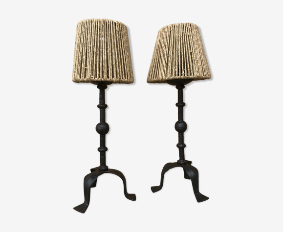 Lampes fer forgé