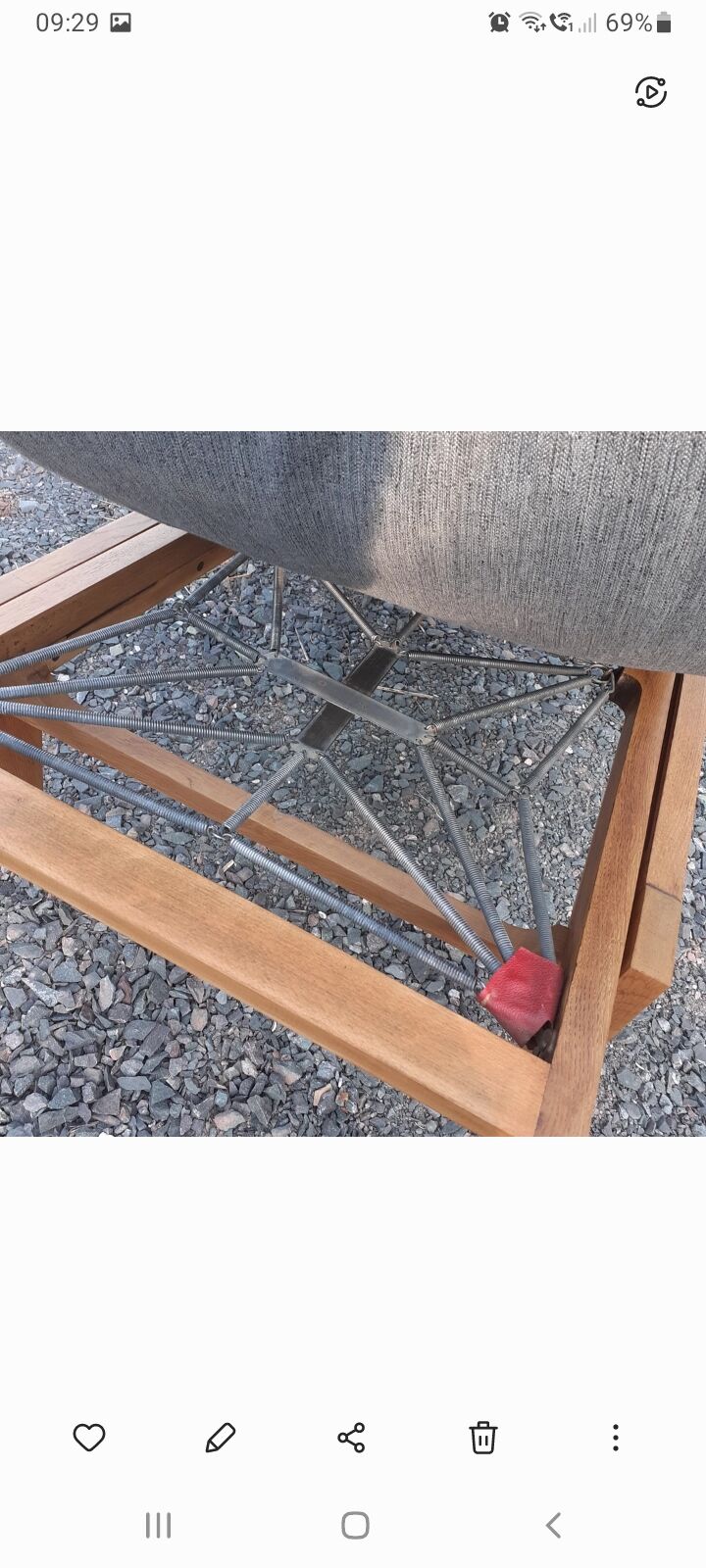 Armchair 3 positions 1950 Free Span FS 115