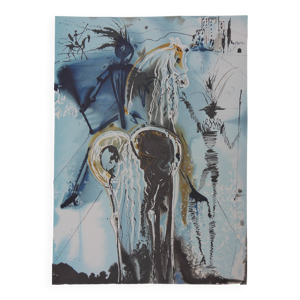 Salvador Dali : Les chevaux,