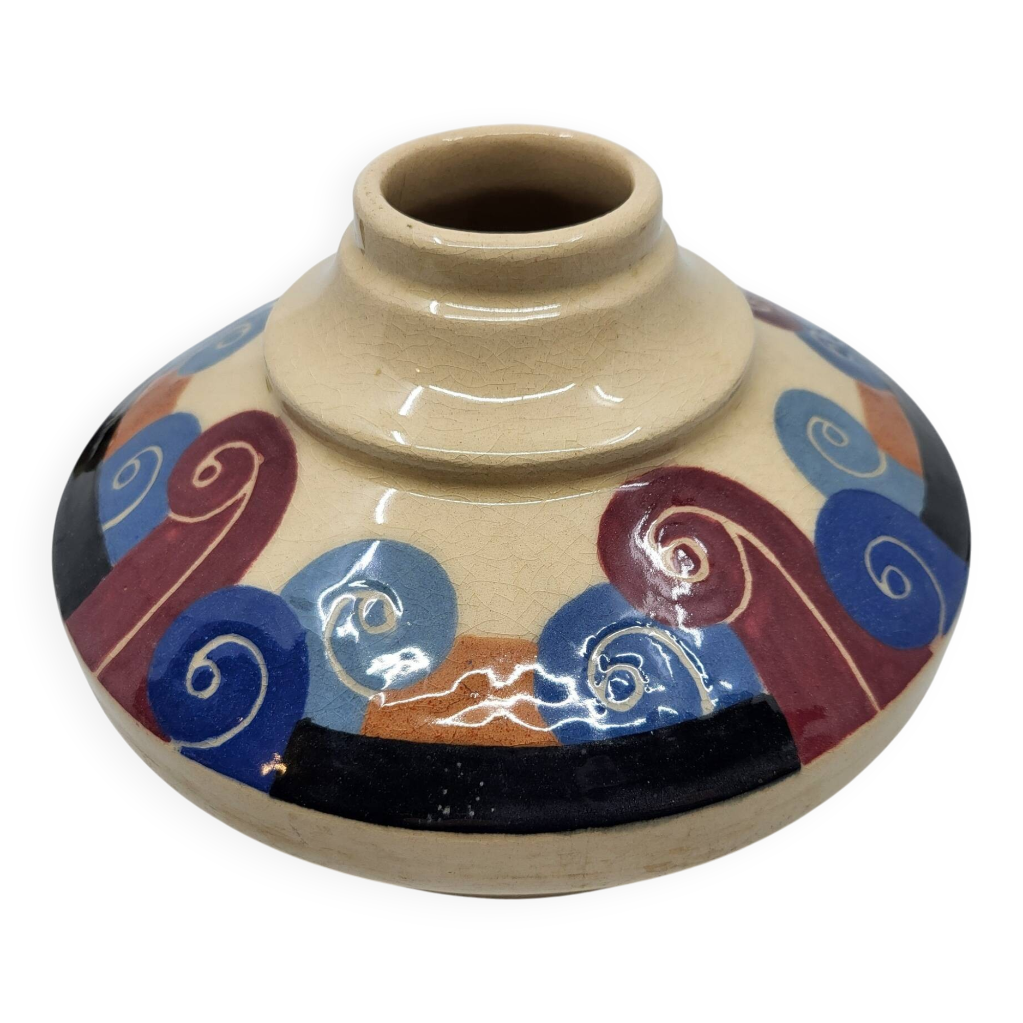 Simone Larrieu vase in ceramic France Art Deco 1930