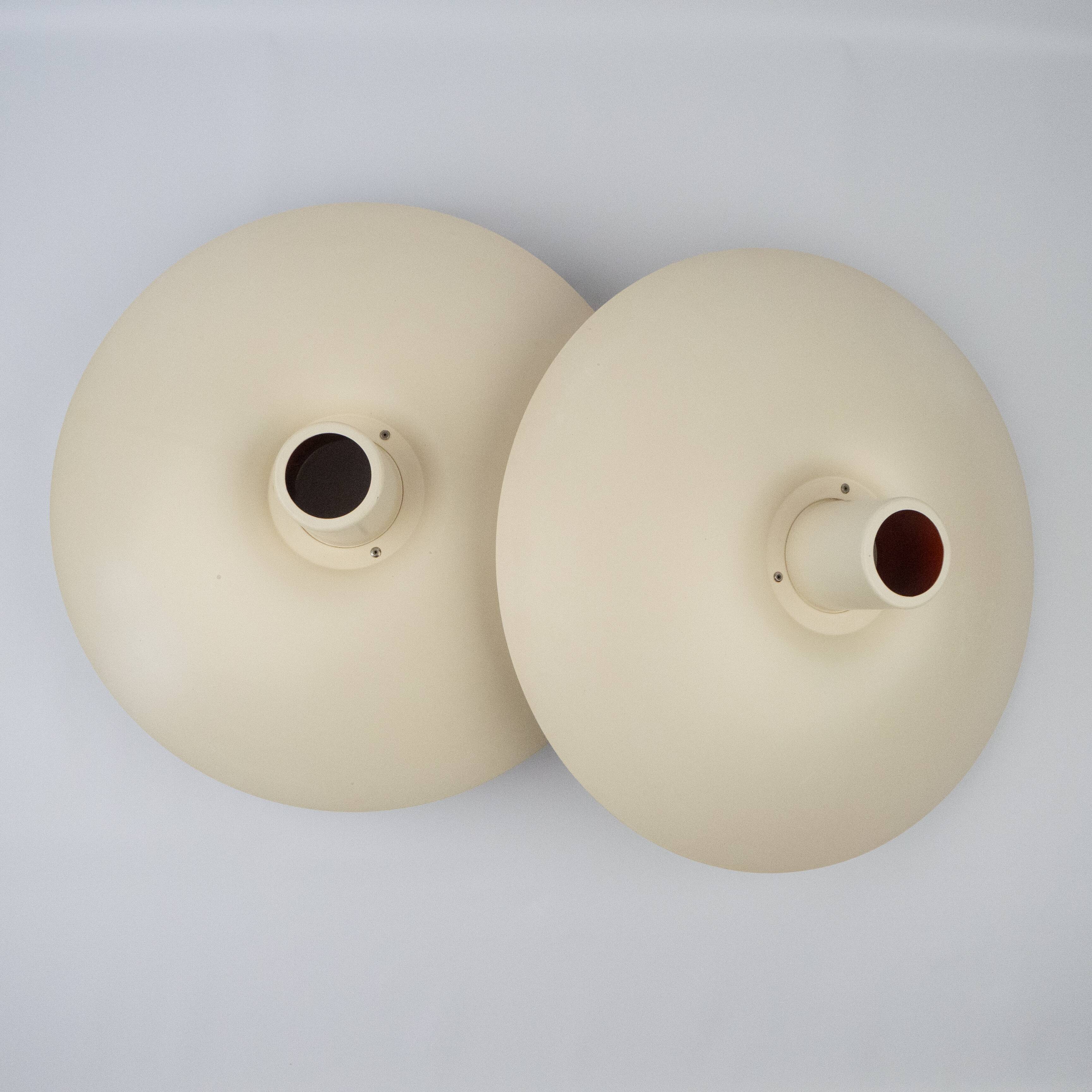 Pair of Danish vintage pendant lamps PH 4/3 by Poul Henningsen, 1966