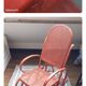 Rocking chair rouge