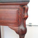 Bedside on black marble swan head