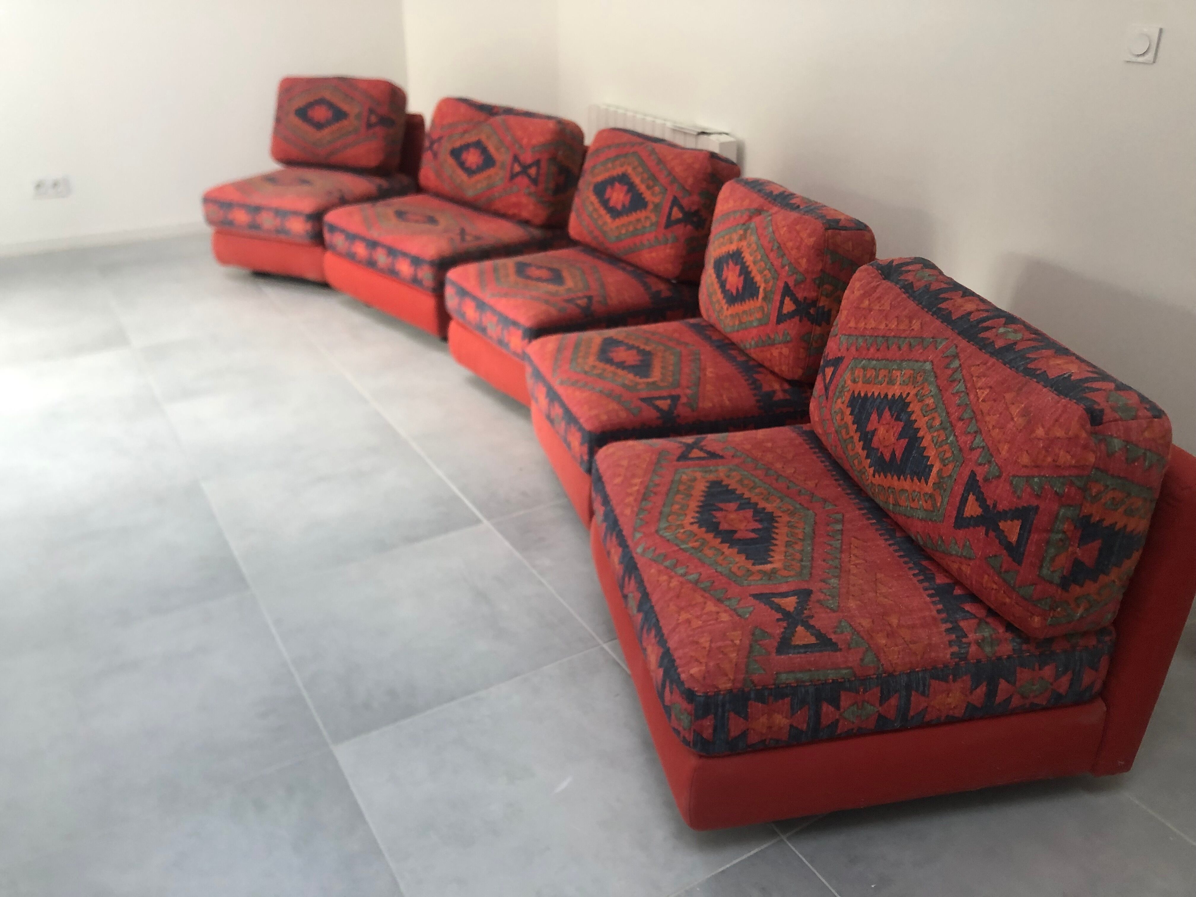 Vintage Cinna sofa armchair set
