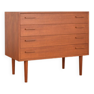 Mid-Century Danish Teak Chest of Drawers by Kai Kristiansen for FM Møbler, 1960s.