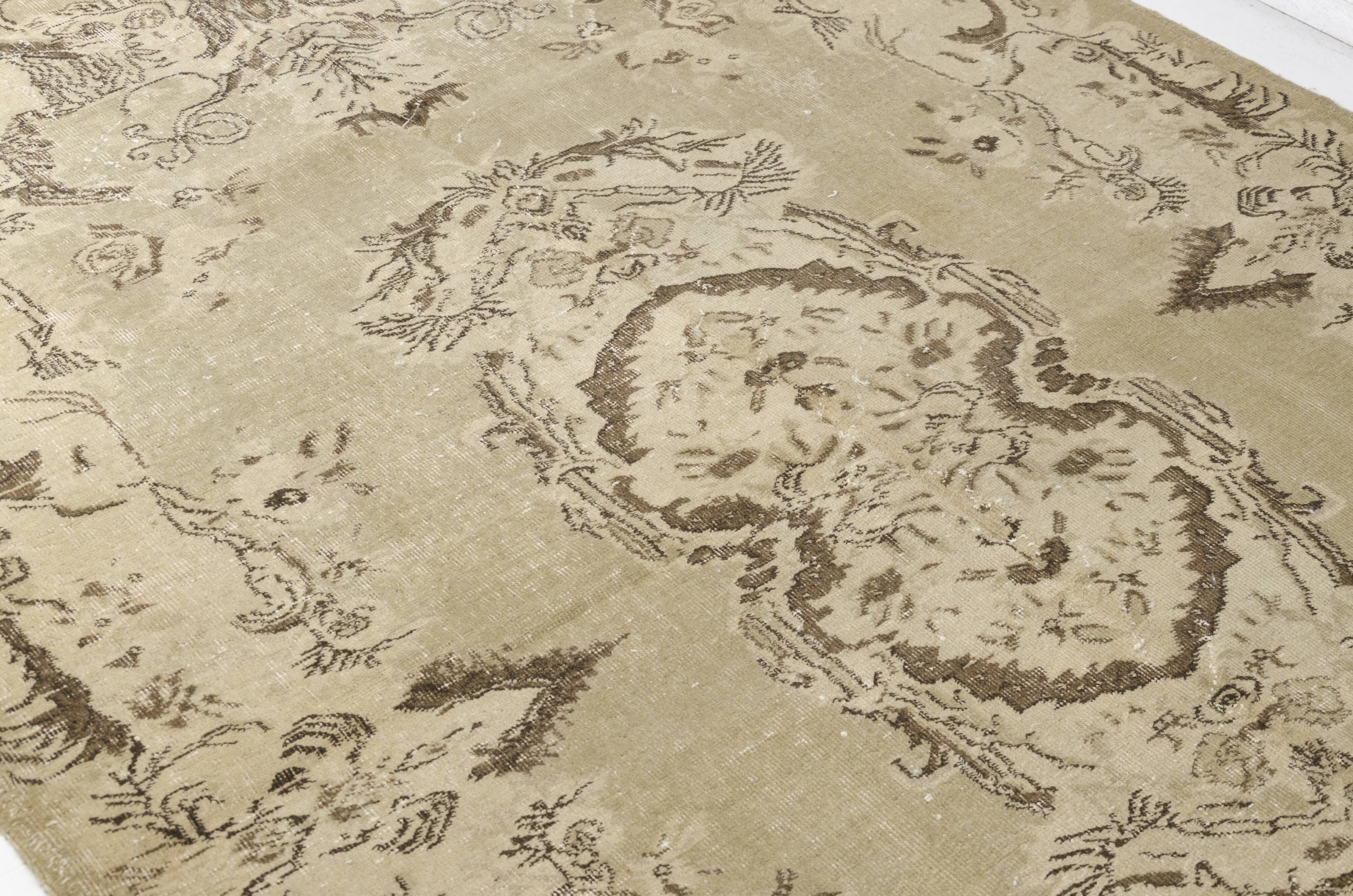 Beige Turkish Vintage Carpet sku825