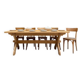 Table de ferme ancienne en chêne