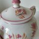 Henriot Quimper pink teapot