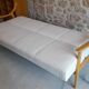 Sofa/bed vintage design boomerang fabric buckle
