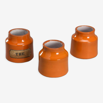 Trois pots en céramique par Mado Jolain, circa 1960