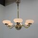 Large Art Deco Chandelier, 1930s, Restored