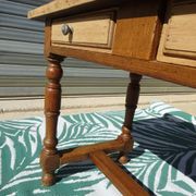 Table bureau en chêne masssif