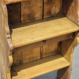 Old wooden dresser, standing shelf, vintage wooden furniture, kitchen, country, chalet, decoration