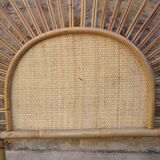 Headboard rattan and caning 2 people
