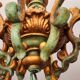 Antik vergoldet geschnitzt Louis XV Rokoko 8-armig Florentiner Kronleuchter