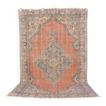 Tapis Oushak kurde anatolien sku2306