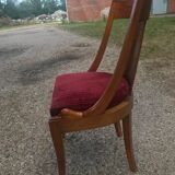 Suite of 6 chairs empire swan collar