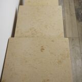 Nesting tables in Burgundy stone