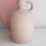 Carafe broc effect terracotta pastel pink