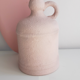 Carafe broc effect terracotta pastel pink