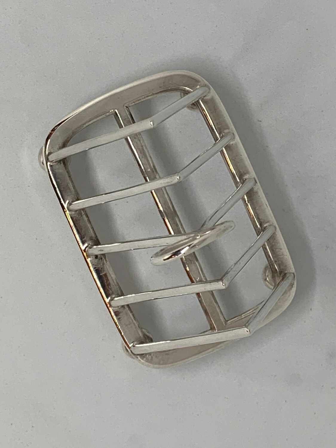 Walker & Hall english silver plate toast rack made in Sheffield circa 1900