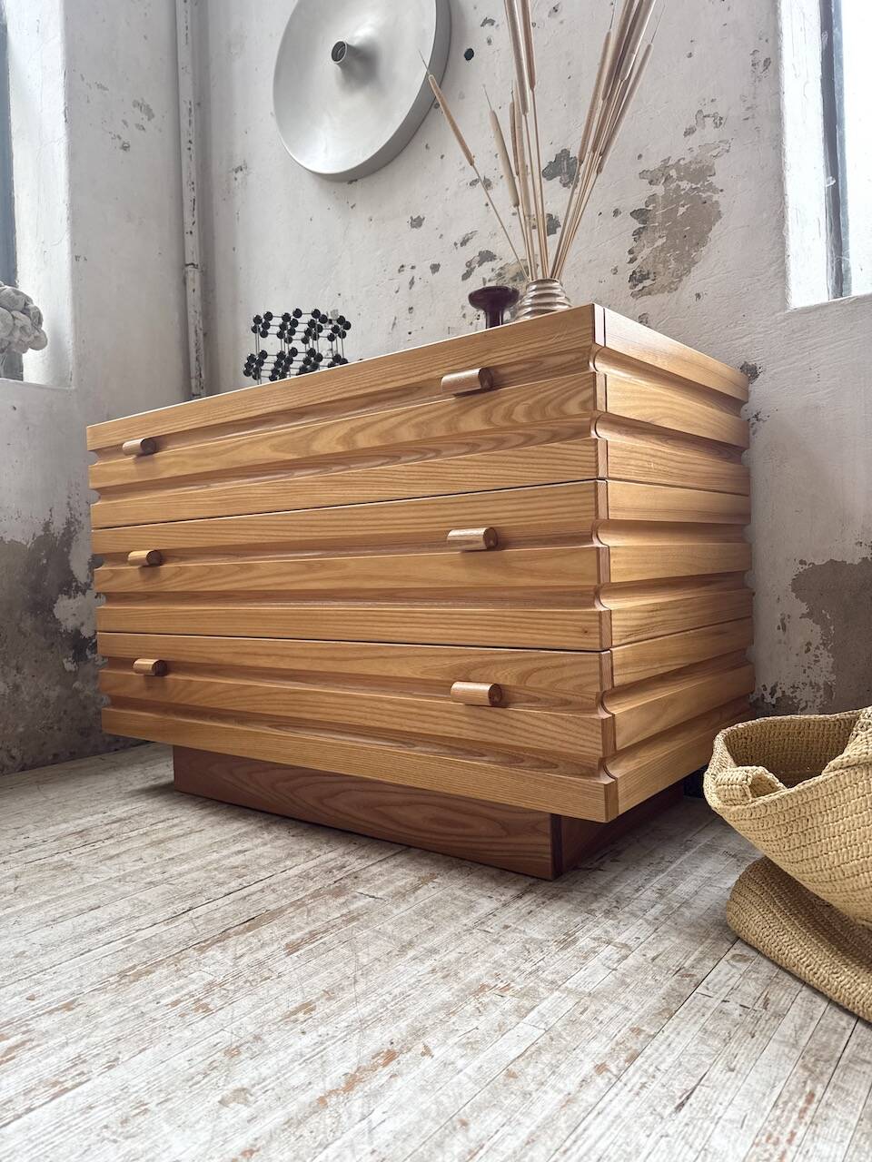 Solid oak chest of drawers Regain XL