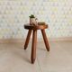 Tabouret tripode vintage années 60/70
