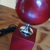 Lampe de table années 1960/70 rouge