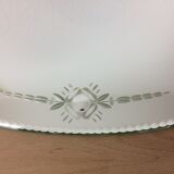 Mirror bevelled glass flowers 48x34 cm