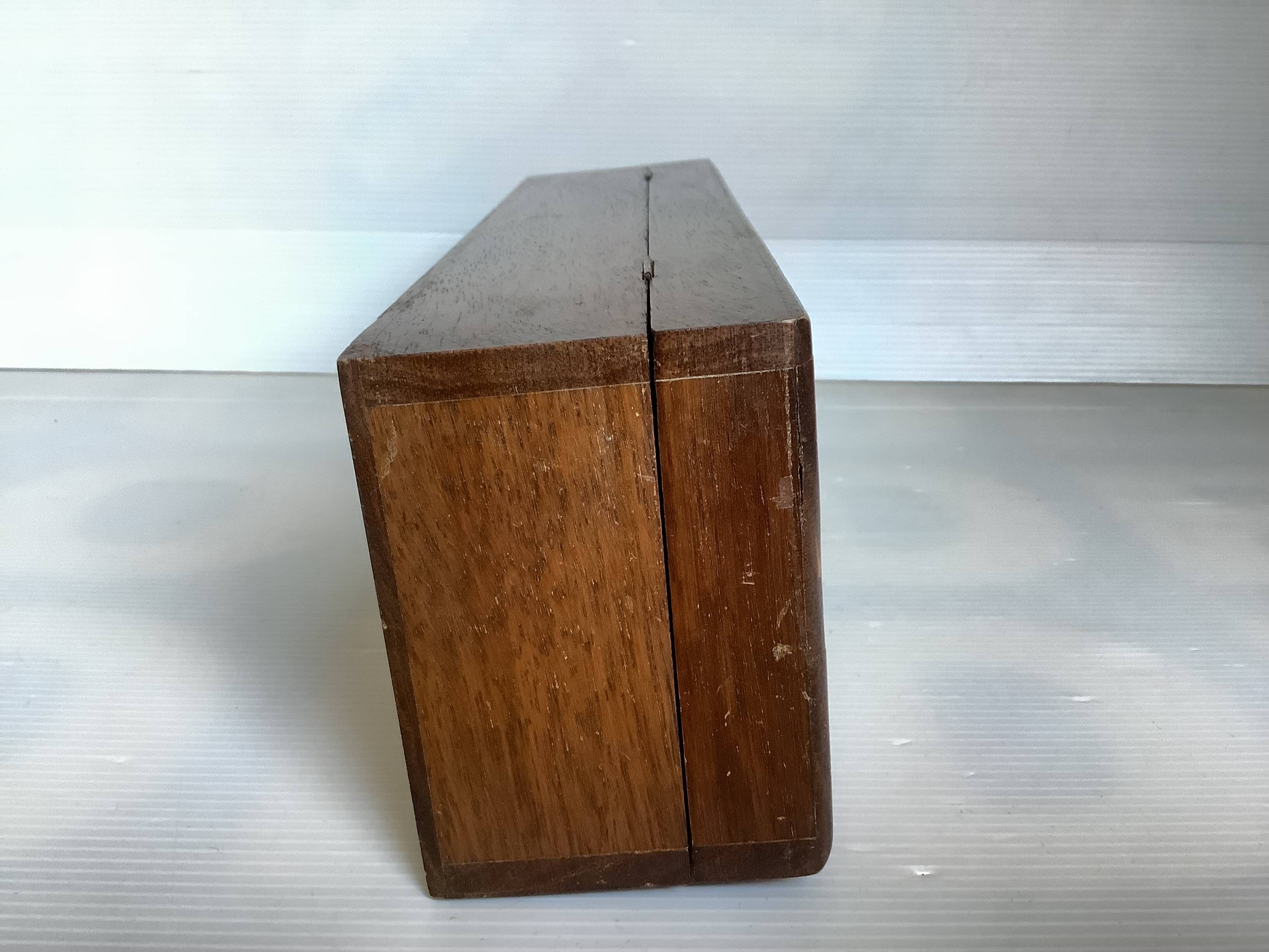 Hand decorated wooden box