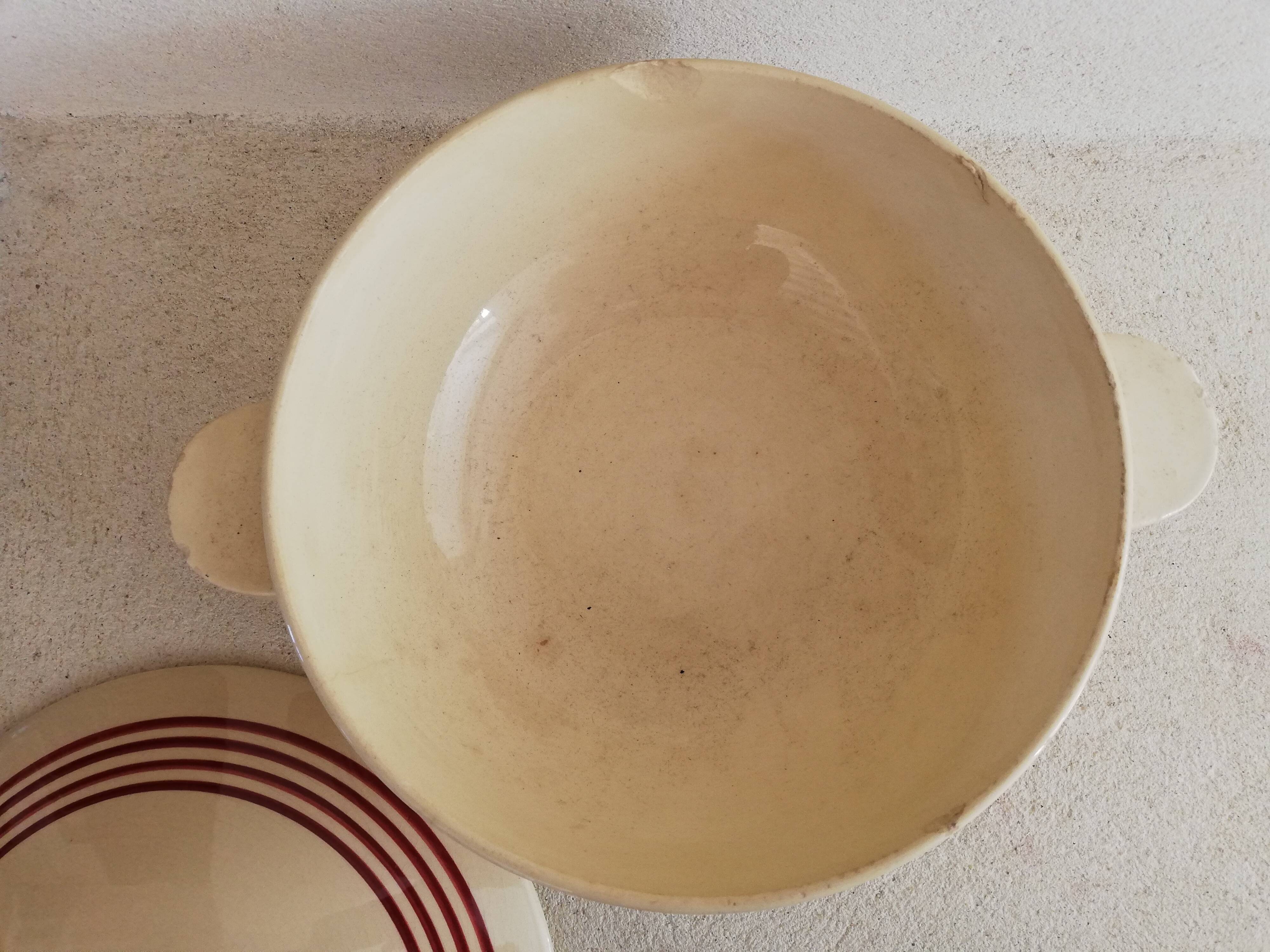 Soup bowl Terre de Fer