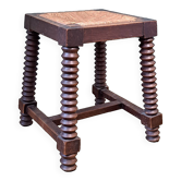 Tabouret carré arts and crafts