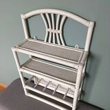 Vintage rattan shelf
