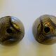 Pair of large wave lights by Koch & Lowy for Peill Putzler 1970s