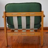Fauteuil Mid-Century en vert années 1950/60