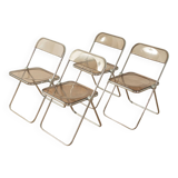 4x chaises Plia de Giancarlo Piretti