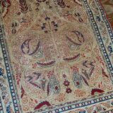 Tapis persan Kerman Lavar antique fait main 90 cm x 146 cm années 1880