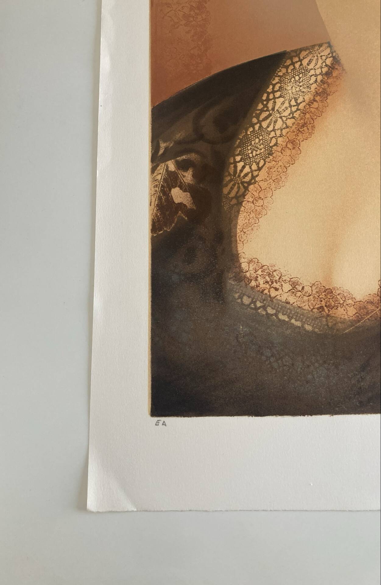 Lithograph (EA) signed Balitran - Portrait of a woman - Art Deco