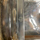 Antique Serving Dish 2R Silverplate Silver + Gold Medicine