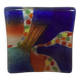 Multicoloured glass paste ring