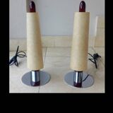 Pair of Taller Uno mcm desk lamps