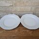 Lot 2 assiettes motif fruits P. Deshoulières en porcelaine de Limoges