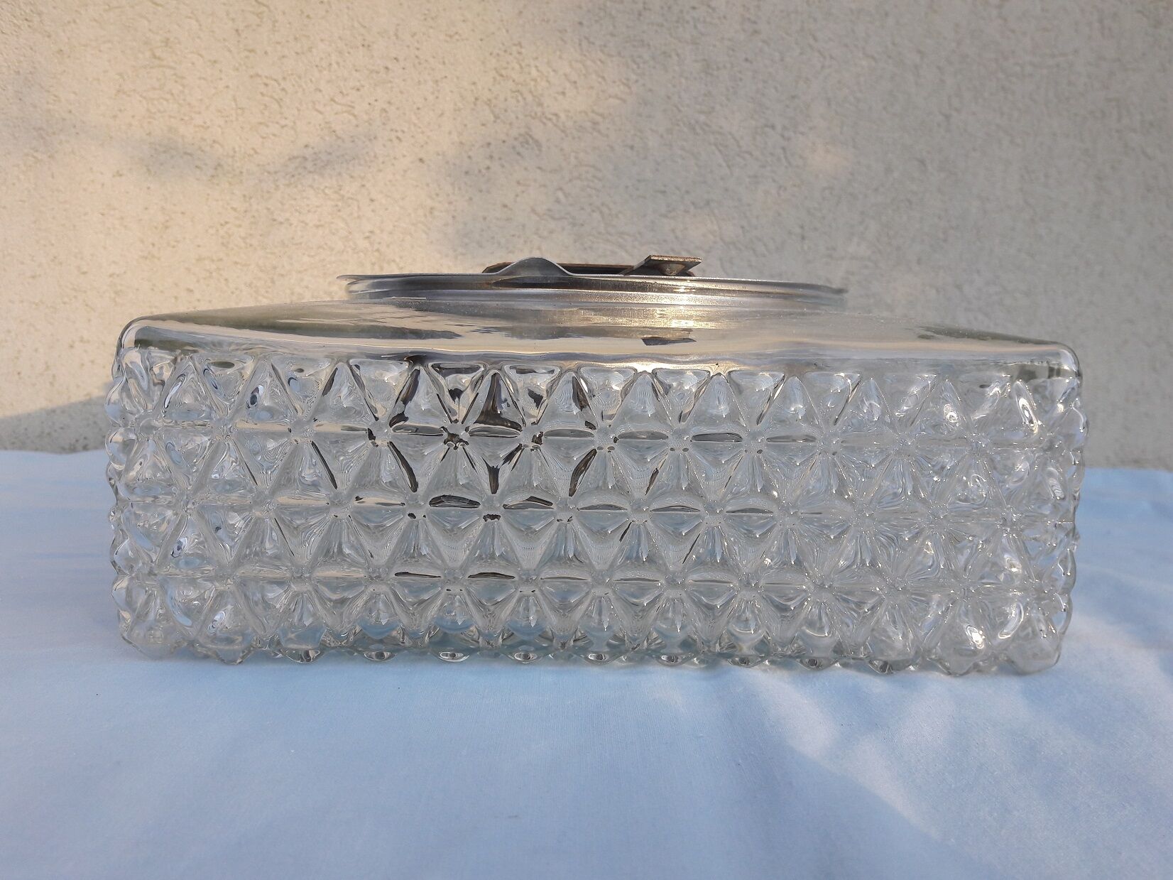Glass ceiling lamp